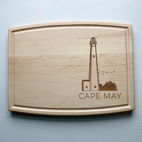 Arched Board with Cape May Lighthouse