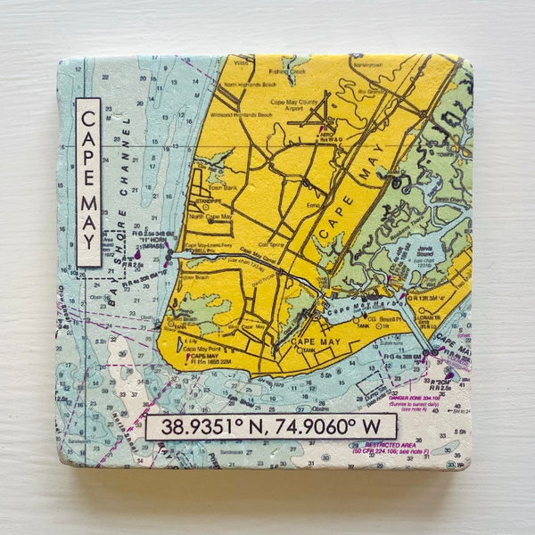 Cape May Map With Coordinates Coaster Whales Tale And Splash Gallery