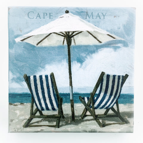Cape May Beach Chair Print