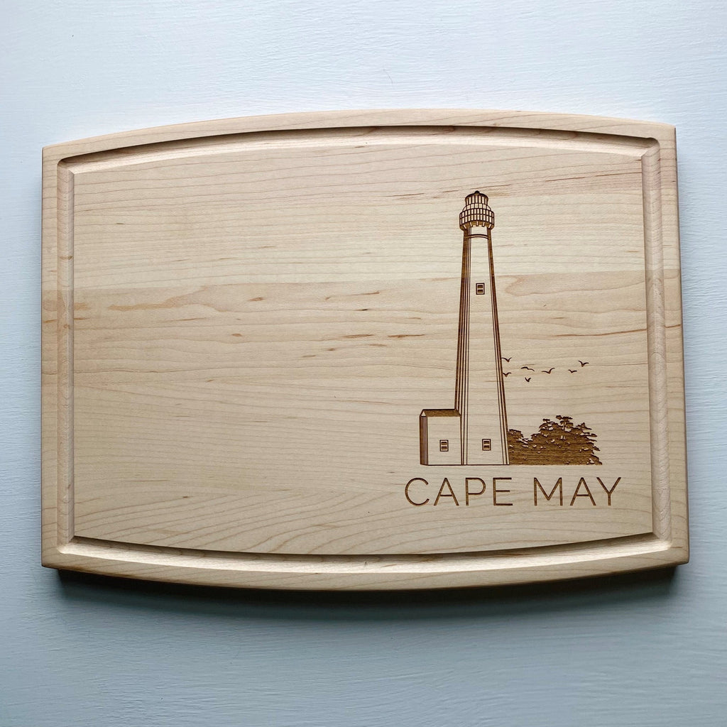 Arched Board with Cape May Lighthouse