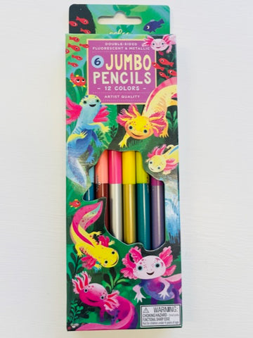 Axolotl Jumbo Pencils