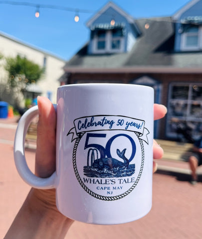 Whale's Tale 50th anniversary mug