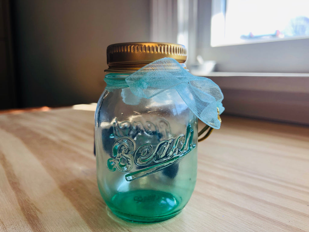 Mason jar ornament