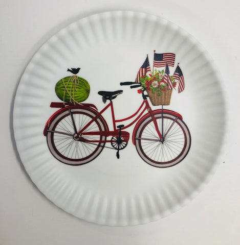 Melamine bike plates