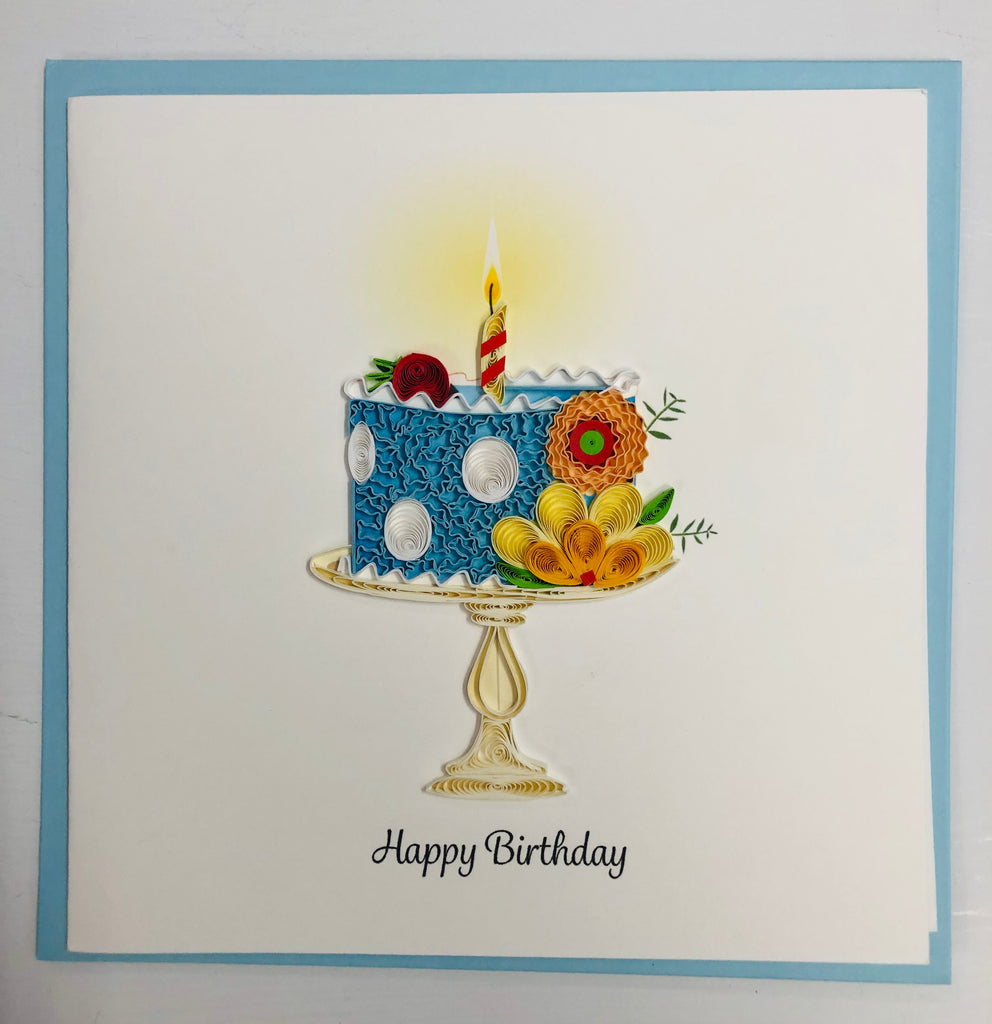 Whimsical Birthday Cake card