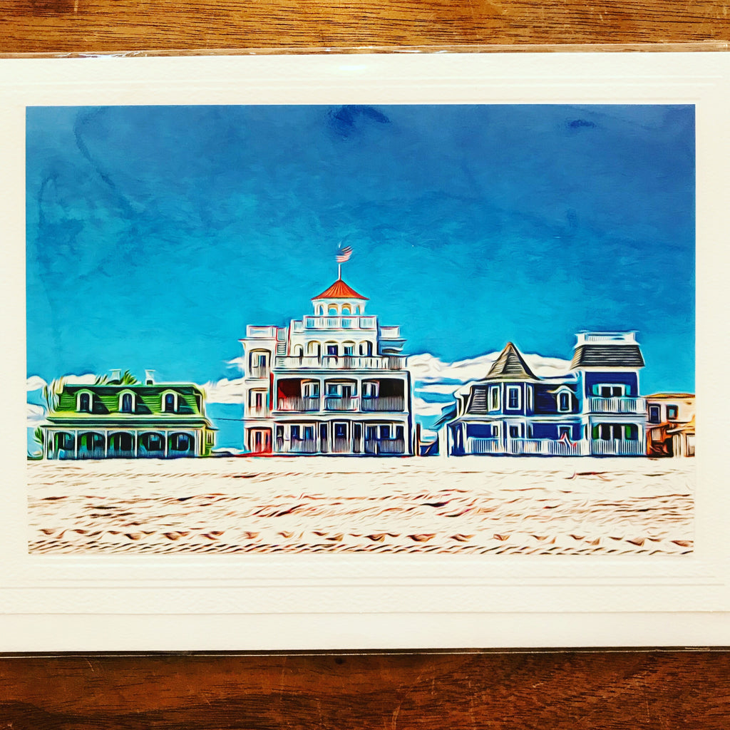 Iconic Cape May Houses Card