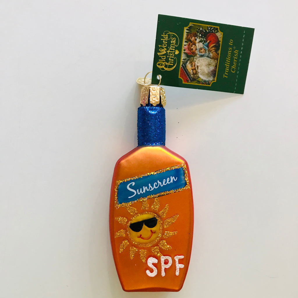 Sunscreen Ornament