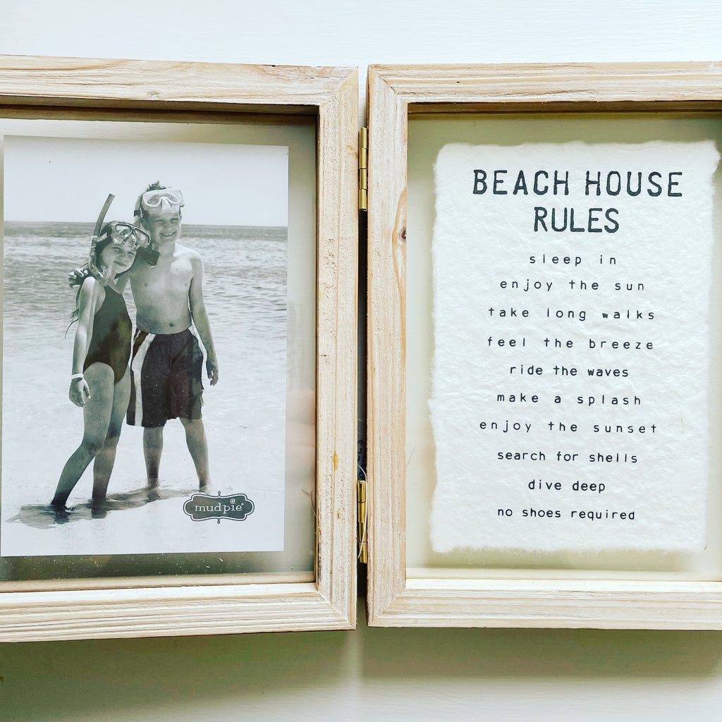 Beach Rules Frame