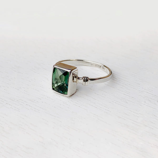 Love in My Life Green Topaz Ring by Studio of Ptah | Studio of Ptah Jewelry  Co.